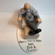 90th-birthday-grandad-cake-topper-armchair-sleeping