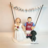 aston-villa-football-wedding-cake-topper