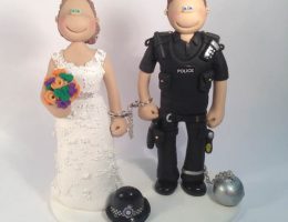 policeman attached by ball and chain