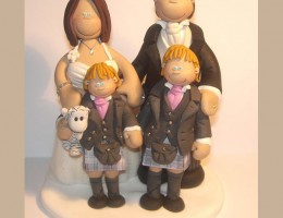 bride-groom-2-sons-cake-topper