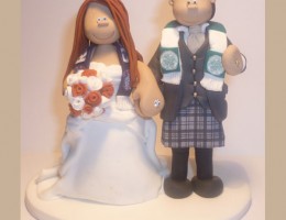 bride-groom-celtic-scarf-cake-topper
