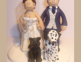 bride-groom-dalmation-dog-cake-topper