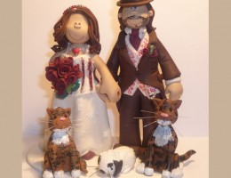 bride-groom-gerbil-2-cats-cake-topper