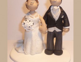 bride-groom-pinstripe-cake-topper