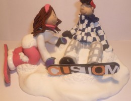 bride-groom-snowboarding-cake-topper