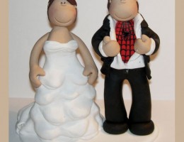 bride-groom-spiderman-under-shirt-cake-topper