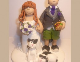 bride-groom-white-black-cats-cake-topper