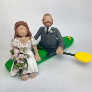 canoeing-wedding-cake-topper