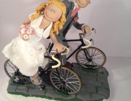 cycling-couple-wedding-cake-topper