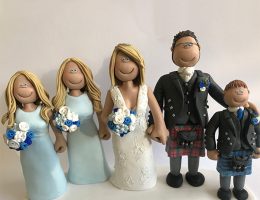 large-scottish-family-wedding-cake-topper