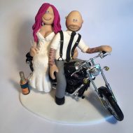 motorbike-wedding-cake-topper
