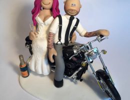 motorbike-wedding-cake-topper