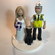 police-hi-vis-vest-wedding-cake-topper